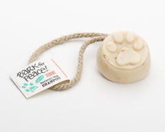 Natural Soap on a Hemp Leash: 